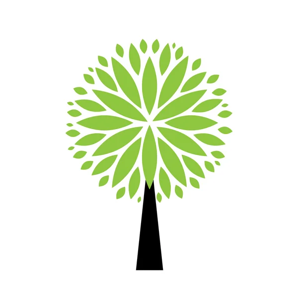 Δέντρο στυλιζαρισμένη απεικόνιση — Διανυσματικό Αρχείο