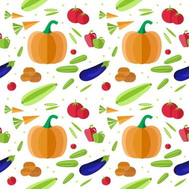 Organik gıda seamless modeli.