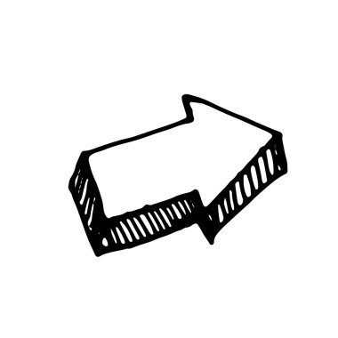 El çekilmiş ok simgesi