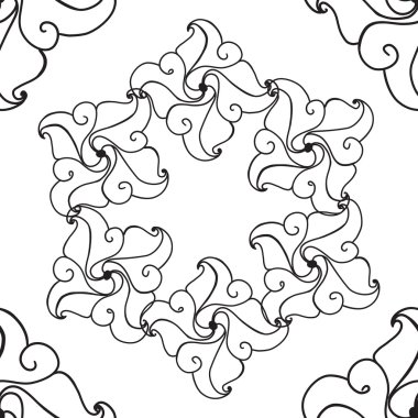 Kusursuz çiçek deseni