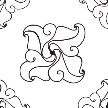 Kusursuz çiçek deseni