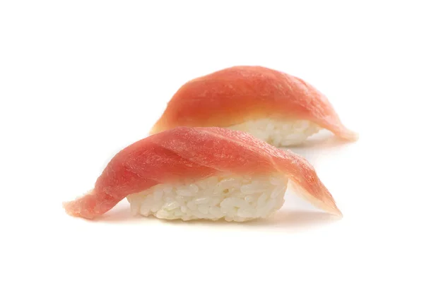 Makró Fotó Maguro Tonhal Sushi Nigiri Susi Nyers Vörös Hal — Stock Fotó