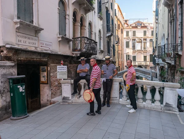 Italy Venice July 2020 Editorial Image Famous Italian Venice Group — Stock Photo, Image