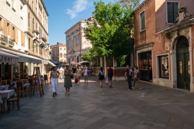 İtalya, Venedik 23 Temmuz 2020: Yazın Meşhur İtalyan Venedik 'in Editör Görüntüsü