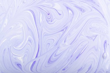 Sıvı mermer boya dokusu. Moda tasarımı, mor, menekşe rengi difüzyonu için pastel girdaplı akrilik desenler