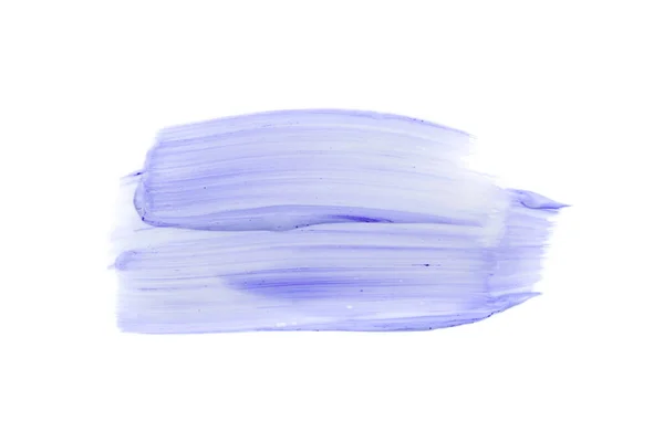 Light Purple Swatch Acrylic Paint Smear Oil Smudge Thick Paint — Stock Photo, Image