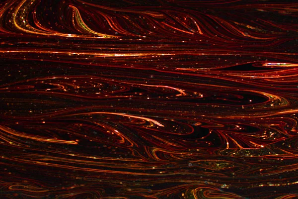 Lava Texture Background Flow Magma Pattern Red Black Color Flows — Stock Photo, Image