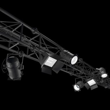 Işık studio veya ışıldak veya soffits asılı