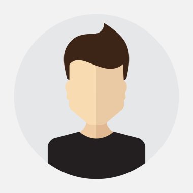  erkek yüz avatar, logo, şablon, piktogram, düğme.