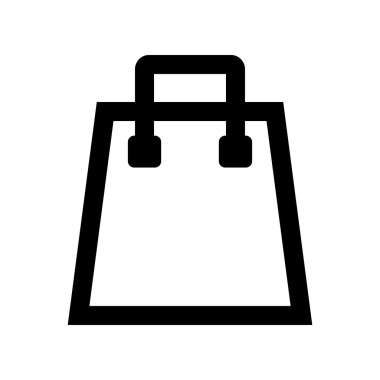 alışveriş çantası simgesi.