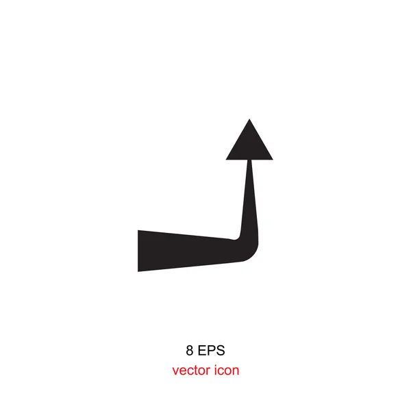 Flecha de icono de vector — Vector de stock