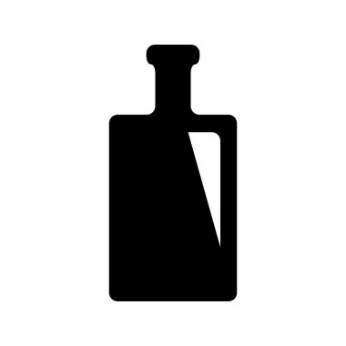 Eski retro şişe simgesi.