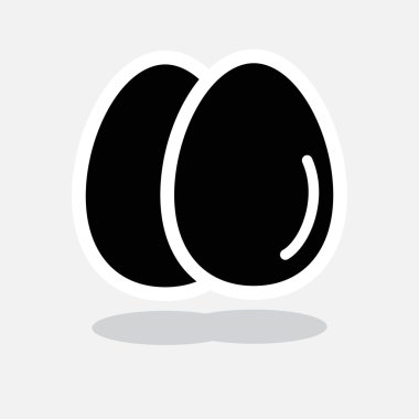Basit yumurta simgesi