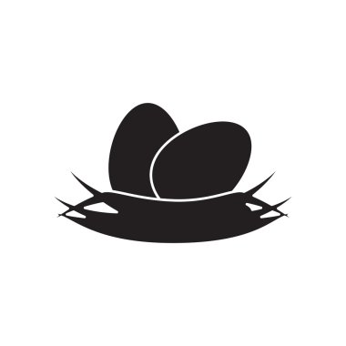 Yuva ile iki yumurta simgesi.