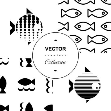 Set balık sorunsuz arka plan