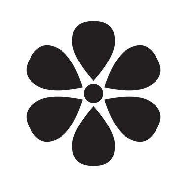 Çiçek simgesi yalıtılmış