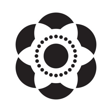 Çiçek simgesi yalıtılmış