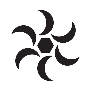 Çiçek simgesi yalıtılmış