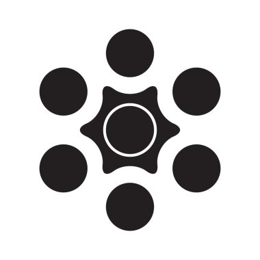 Çiçek simgesi yalıtılmış