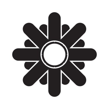 Çiçek simgesi yalıtılmış