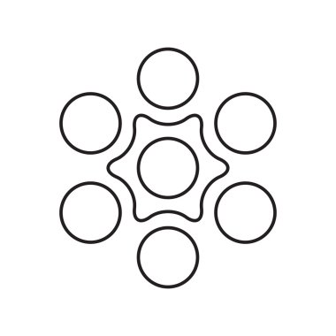 Çiçek simgesi yalıtılmış