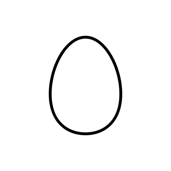 Απλή αυγό εικονίδιο — Διανυσματικό Αρχείο