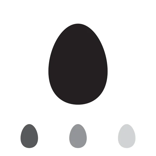 Простий яйце значок — стоковий вектор