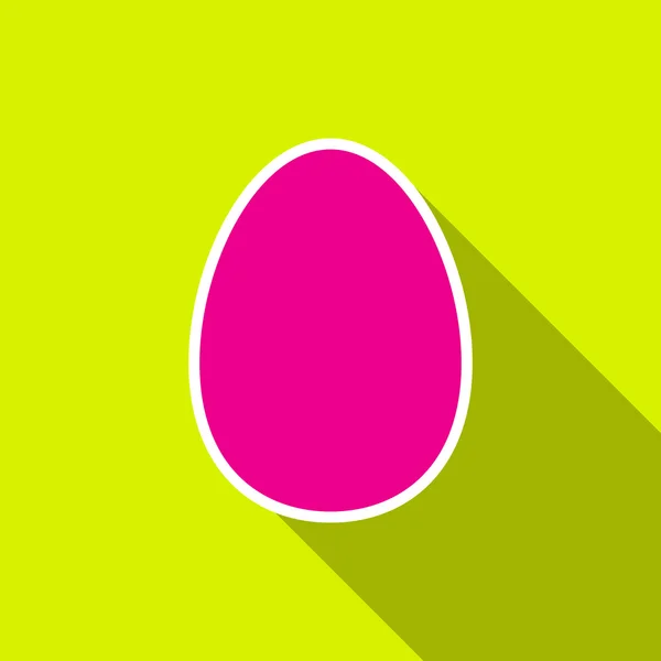 Простий яйце значок — стоковий вектор