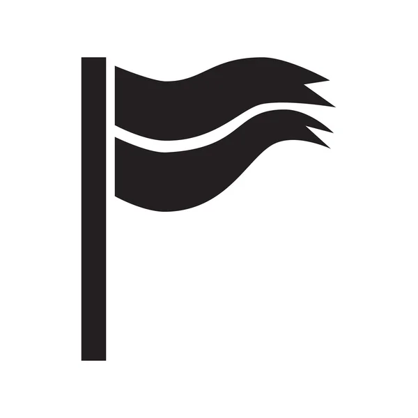 Bandeira ícone simples —  Vetores de Stock