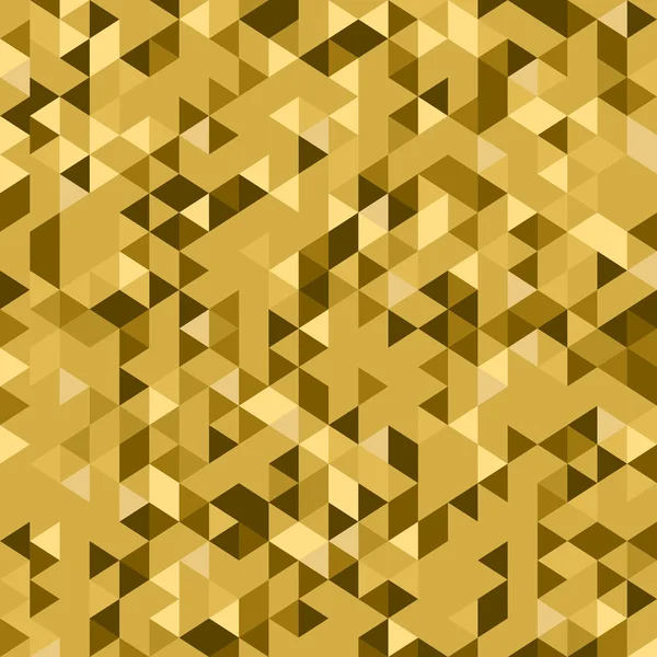 Zlaté geometrické pozadí — Stockový vektor