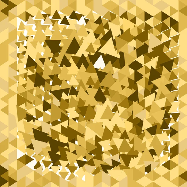 Gold geometrischer Hintergrund — Stockvektor