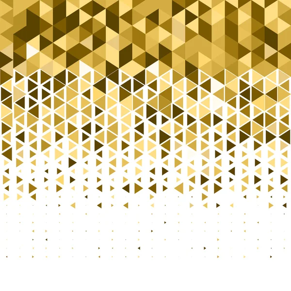 Gold geometrischer Hintergrund — Stockvektor