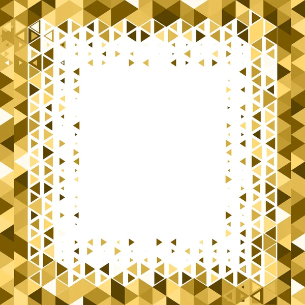 Gold geometrischer Hintergrund — Stockvektor