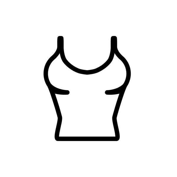Mujer icono de ropa interior — Vector de stock