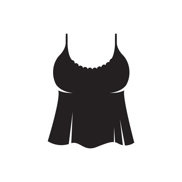 Mujer icono de ropa interior — Vector de stock