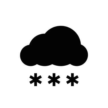 Basit bulut simgesi