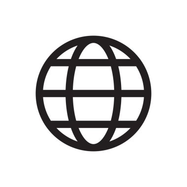 İzole küre simgesi