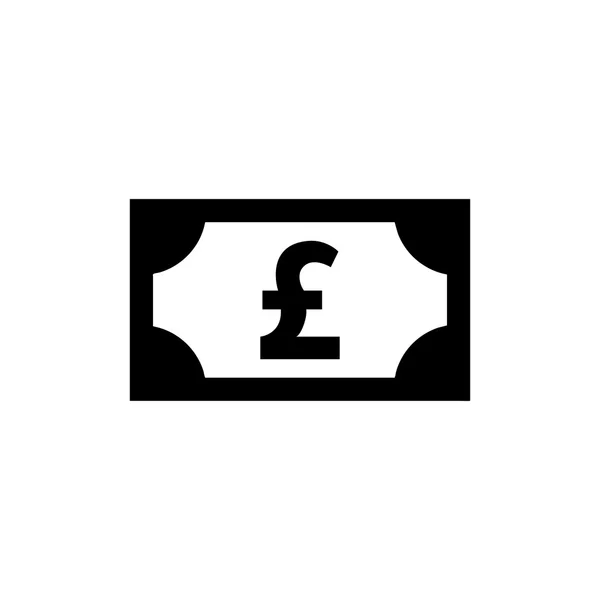 Libra de dinero icono — Vector de stock