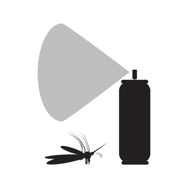 Icono de spray de mosquito — Archivo Imágenes Vectoriales