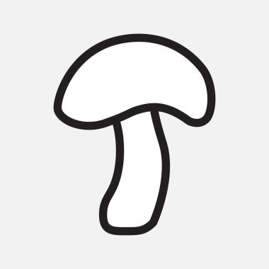 Mantar simgesi izole