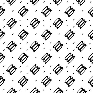 beyaz üzerine siyah kısa şeritler