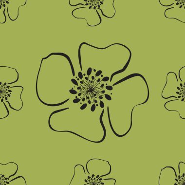 Çiçek Dikişsiz desen. Çiçek şık arka plan. yinelenen doku