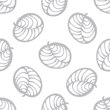  Çizilmiş yaprakların seamless modeli.