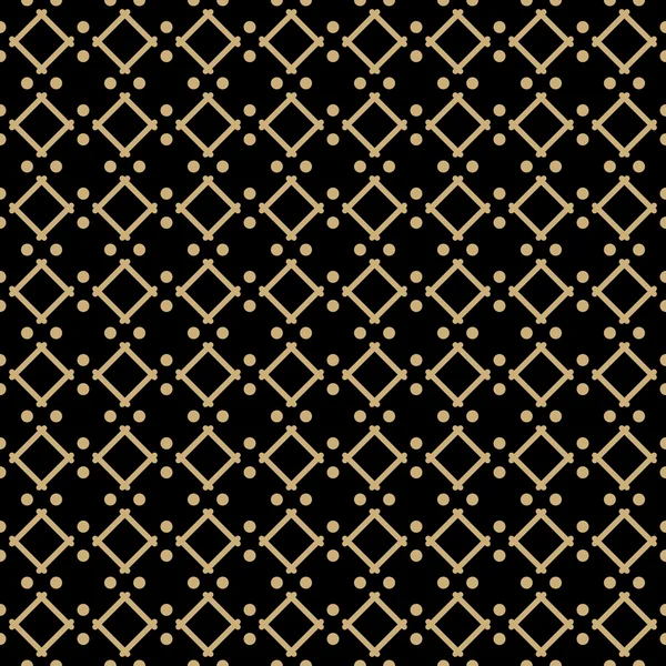 Modèle de ligne dorée sur fond sombre — Image vectorielle