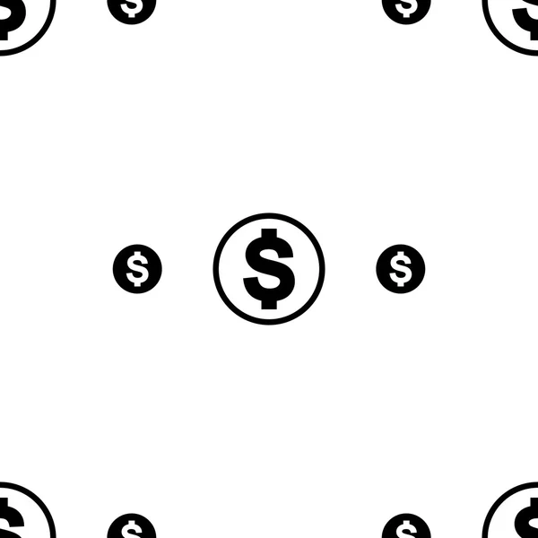 Безшовный рисунок значка денег — стоковый вектор