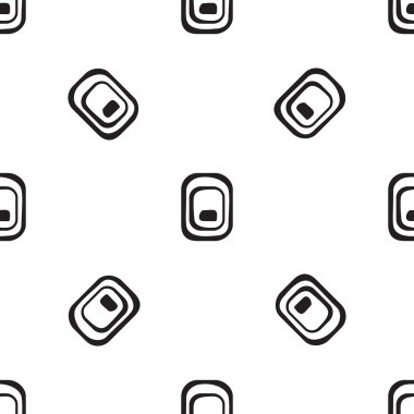 Soyut geometrik desen. Sorunsuz bir arka plan. Siyah ve beyaz doku.