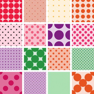 Dikişsiz polka dot arka plan
