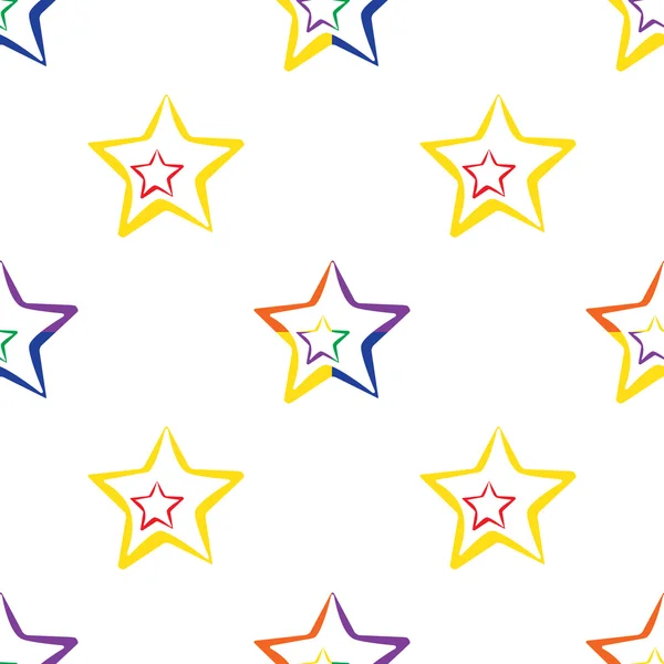 Abstrakt stjärna mönster — Stock vektor