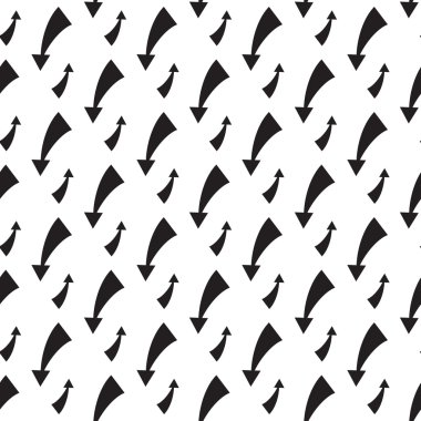 Oklarla monokromatik sorunsuz arka plan