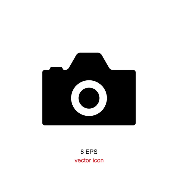 사진 카메라 간단한 아이콘 — 스톡 벡터